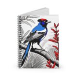 Red Billed Blue Magpie | Spiral Notebook