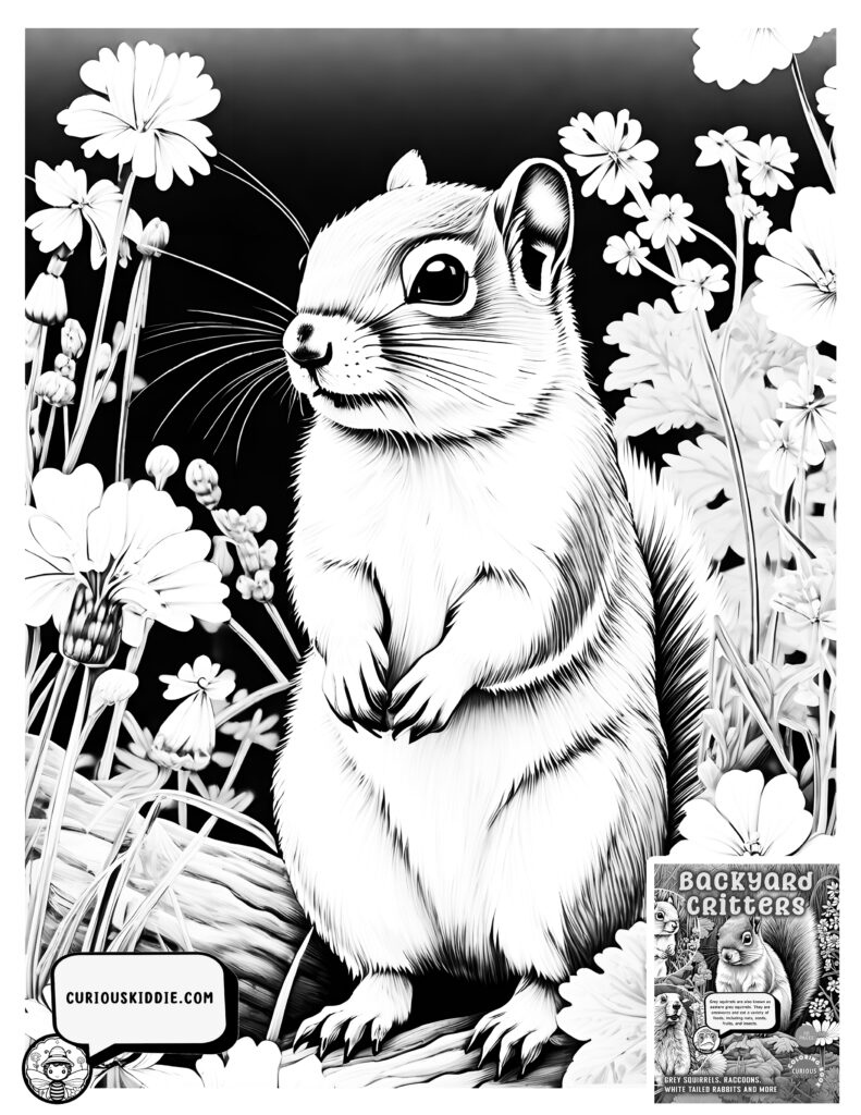 Squirrels Backyard Animals Sea animals coloring page. Animals Coloring Pages. Printable Downloads: Free Animal Coloring Pages